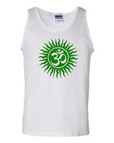 Om Aum Yoga Hindu Sanskrit God Symbol Novelty Statement Graphics Adult Tank Top