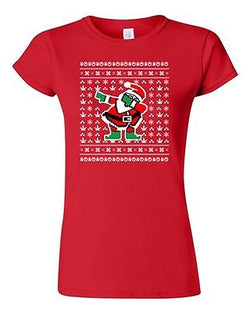 Junior Dabbing Santa Dab Ugly Christmas Football Sports Funny DT T-Shirt Tee