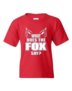 What Does The Fox Say Novelty Youth Kids T-Shirt Tee