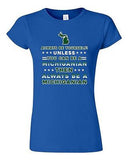 Junior Always Be Yourself Unless You Can Be An Michiganian Map DT T-Shirt Tee