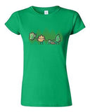 Junior Randy Otter Caterpillar Butterfly Leaf Funny Arts Portray DT T-Shirt Tee