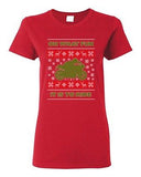 Ladies Oh What Fun It Is To Ride Rider Ugly Christmas Funny DT T-Shirt Tee