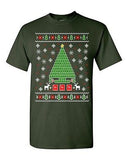 Periodic Tree Table Of Elements Science Ugly Christmas DT Adult T-Shirt Tee