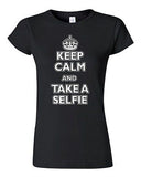 Junior Keep Calm And Take A Selfie Selfy Photo Camera Funny Humor DT T-Shirt Tee