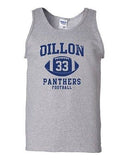 Dillon Football Retro Sports TV Novelty DT Adult Tank Top