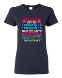 Ladies Exercise Gives You Endorphins Make You Happy People Funny DT T-Shirt Tee