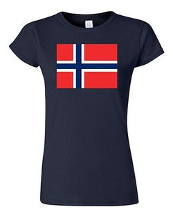 Junior Norway Country Flag Norwegian Oslo State Nation Patriotic DT T-Shirt Tee