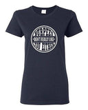 Ladies Burpees Don't Really Like You Either Workout Exercise Gym T-Shirt Tee