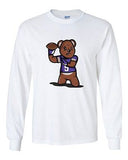 Long Sleeve Adult T-Shirt Teddy Bear Quarterback Sports Minnesota Football DT