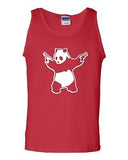 Panda Guns Second Amendment AR15 Funny Novelty Symbol Graphics Adult Tank Top