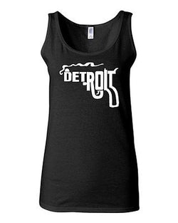 Junior Detroit Smoking Gun Philadelphia Novelty Statement Graphics Tank Top