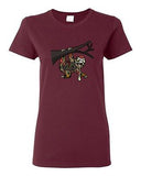 Ladies Zombie Sloth Undead Monster Animal Horror Apocalypse DT T-Shirt Tee