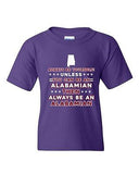 Always Be Yourself Unless You Can Be An Alabemian Map DT Youth Kids T-Shirt Tee