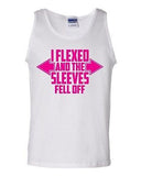 I Flexed And The Sleeves Fell Off Adult Graphic Unisex Tank Tops T-Shirt Tee