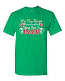 It's The Most Wonderful Time For A Beer Christmas Funny DT Adult T-Shirt Tee