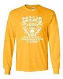 Long Sleeve Adult T-Shirt Prayer Is The Best Way To Meet The Lord Father Dad DT