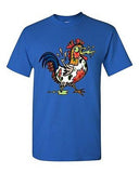 Zombie Rooster Undead Animals Devil Monster Horror Adult DT T-Shirt Tee