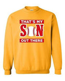 That's My Son Out There Baseball Sports Proud Parents DT Crewneck Sweatshirt