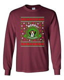 Long Sleeve Adult T-Shirt Merry Christmas Beagles Dog Ugly Christmas Funny DT