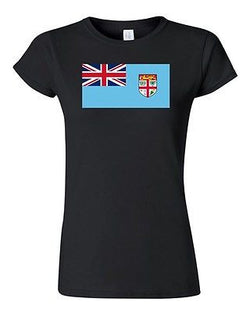 Junior Fiji Country Flag Suva Island Fijian Nation State Patriot DT T-Shirt Tee