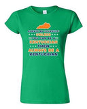 Junior Always Be Yourself Unless You Can Be An Kentuckian Map DT T-Shirt Tee
