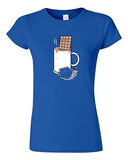 Junior Randy Otter Hot Chocolate Cup Desserts Funny Arts Portray DT T-Shirt Tee
