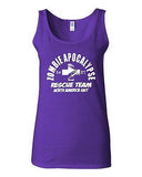 Junior 2012 Zombie Apocalypse Rescue Team Horror Novelty Statement Tank Top