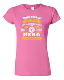 Junior Firefighter Rescue Hero I Married Mine Husband Funny Humor DT T-Shirt Tee