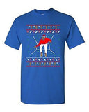 Bling Santa Sweater Music Song Ugly Hot Christmas Funny DT Adult T-Shirt Tee