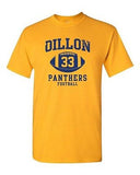 Dillon Football Retro Sports Novelty Adult DT T-Shirt Tee