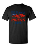 Hillary Clinton Prison 2016 President Election Anti Political DT Adult T-Shirt