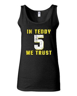 Junior In Teddy We Trust Quarterback Minnesota Football DT Sleeveless Tank Tops