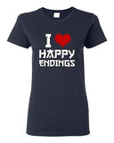 Ladies I Love Happy Endings Massage Therapist Relax Funny Humor DT T-Shirt Tee