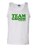 Team Groom Groomsman Wedding Party Novelty Statement Graphics Adult Tank Top