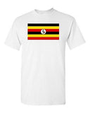 Uganda Country Flag Africa Kampala State Nation Patriotic DT Adult T-Shirt Tee