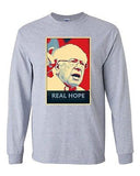 Long Sleeve Adult T-Shirt Real Hope Bernie 2016 Election President Politics DT