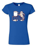 Junior Randy Otter Sloth Mondays Cute Lazy Portray Cute Funny Art DT T-Shirt Tee