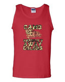 Camo America's Away Colors USA Patriotic Country Flag America DT Adult Tank Top