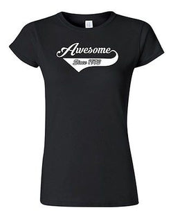 Junior Awesome Since 1973 With Tail Happy Birthday Gifts Funny DT T-Shirt Tee