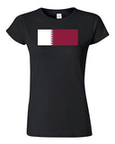 Junior Qatar Country Flag Doha Asia Arabic State Nation Patriotic DT T-Shirt Tee