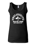 Junior 2012 Zombie Apocalypse Rescue Team Horror Novelty Statement Tank Top