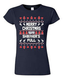 Junior Merry Christmas Sh*tter Is Full Ugly X-Mas Gift Holiday DT T-Shirt Tee