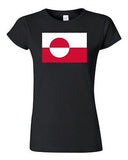 Junior Greenland Country Flag Denmark Nuuk State Nation Patriotic DT T-Shirt Tee