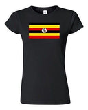 Junior Uganda Country Flag Kampala Swahili State Nation Patriotic DT T-Shirt Tee
