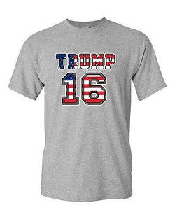 Donald Trump 16 2016 Vote President Election USA Campaign DT Adult T-Shirt Tee