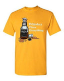 Whiskey Fixes Everything Beverages Alcohol Drinks Scotch Adult DT T-Shirts Tee