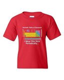 Periodic Table Of Elements Science Chemistry Funny DT Youth Kids T-Shirt Tee