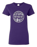 Ladies Burpees Don't Really Like You Either Workout Exercise Gym T-Shirt Tee