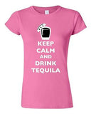 Junior Keep Calm And Drink Tequila Drunk Alcohol Drinks Funny DT T-Shirt Tee
