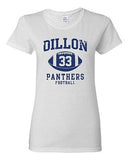 Ladies Dillon Football Retro Sports Players Ball Novelty DT T-Shirt Tee